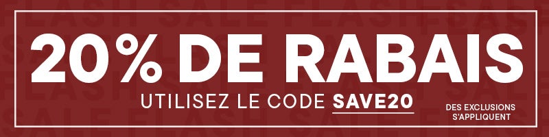 20% OFF NO MIN CODE SAVE20