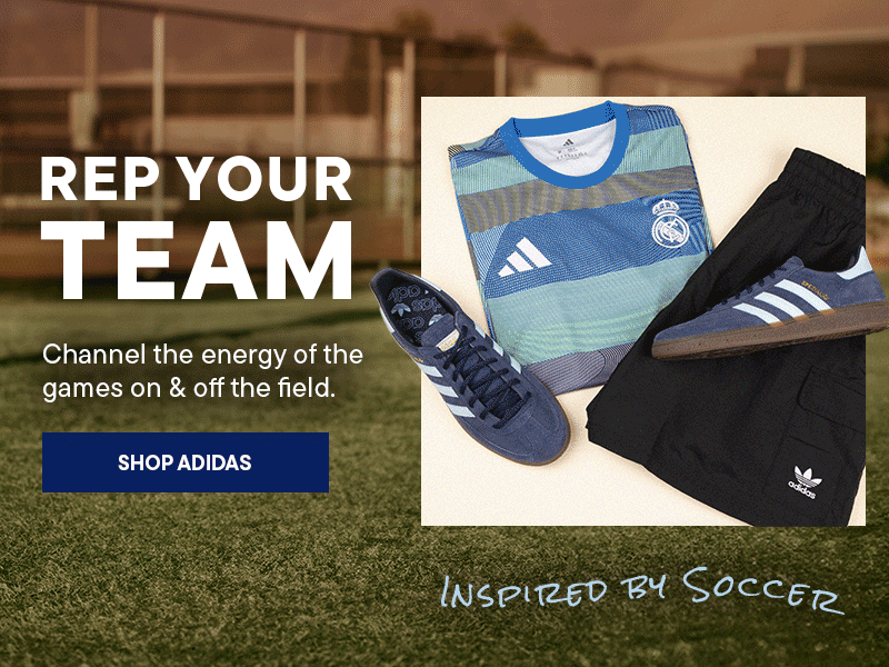 Rep Your Team, Channel the energy of the games on & off the field. Shop Adidas
