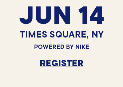 Sign up for the run club event Jun 14 Times Square Ny Powered By Nike