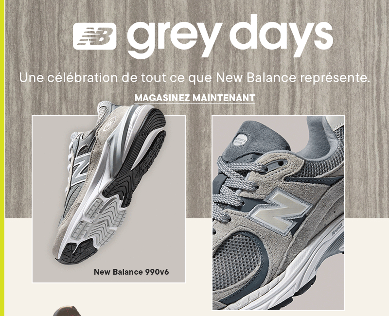 Shop New Balance Grey Days