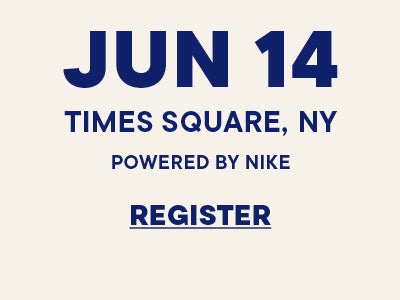 Sign up for the run club event Jun 14 Times Square Ny Powered By Nike