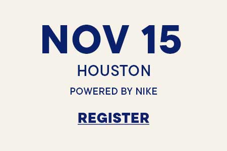 Sign up for the run club event November 15th ,Houston TX- Powered By Nike