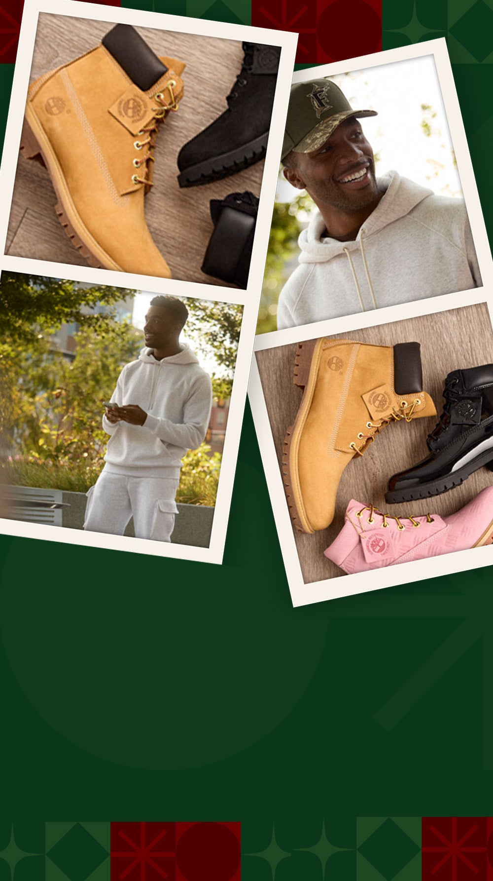 Seasonal staples from Timberland & CSG. 