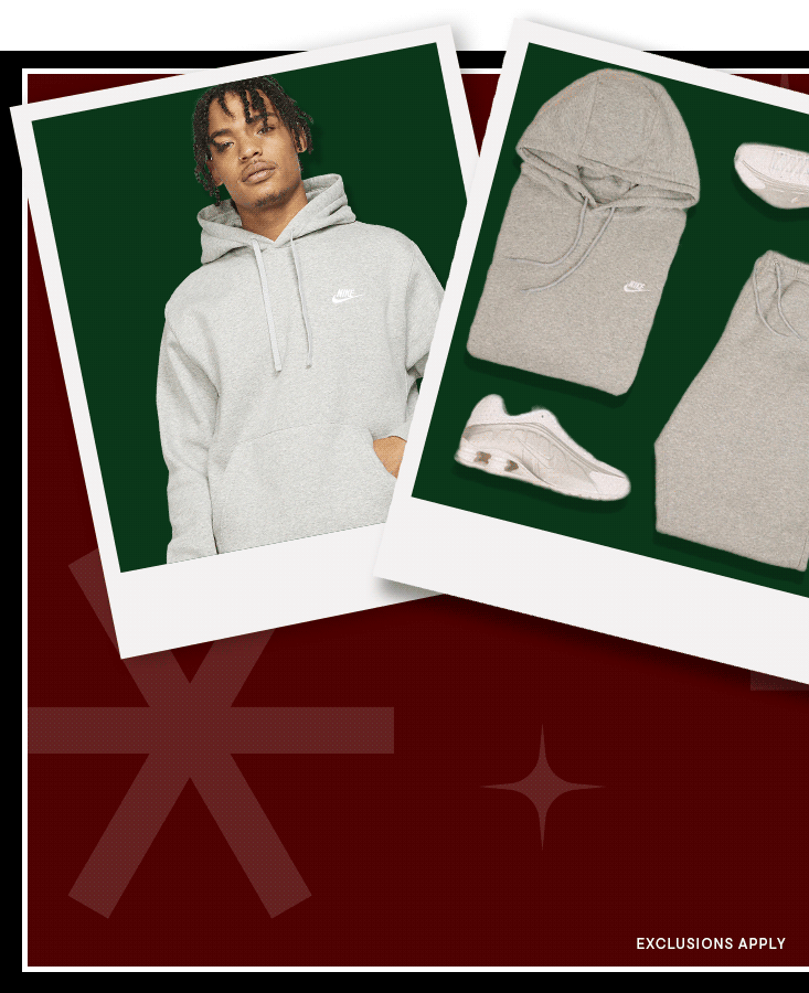 SHOP 25% OFF NIKE CLUB FLEECE