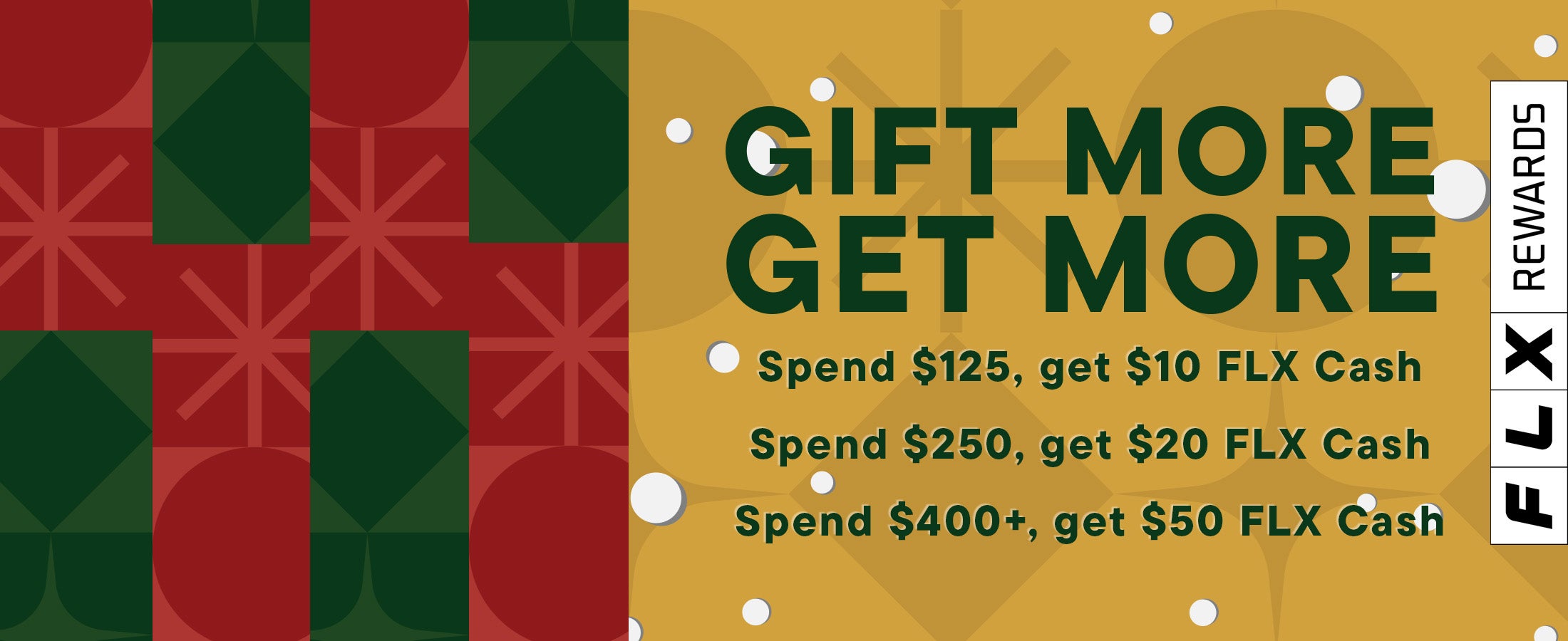 FLX Fridays are here! Every Friday in December, members can get bonus FLX Cash.