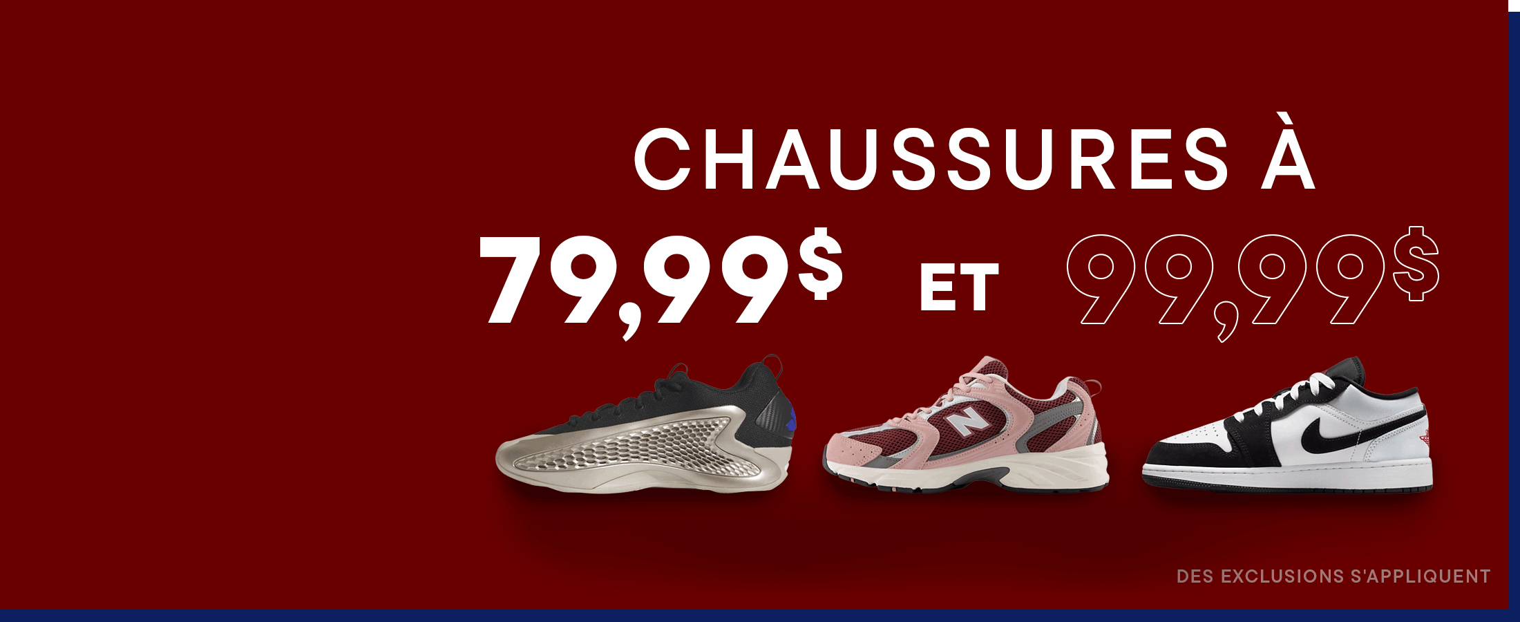 Shop Thanksgiving Sale - Footwear at $79.99 & $99.99
