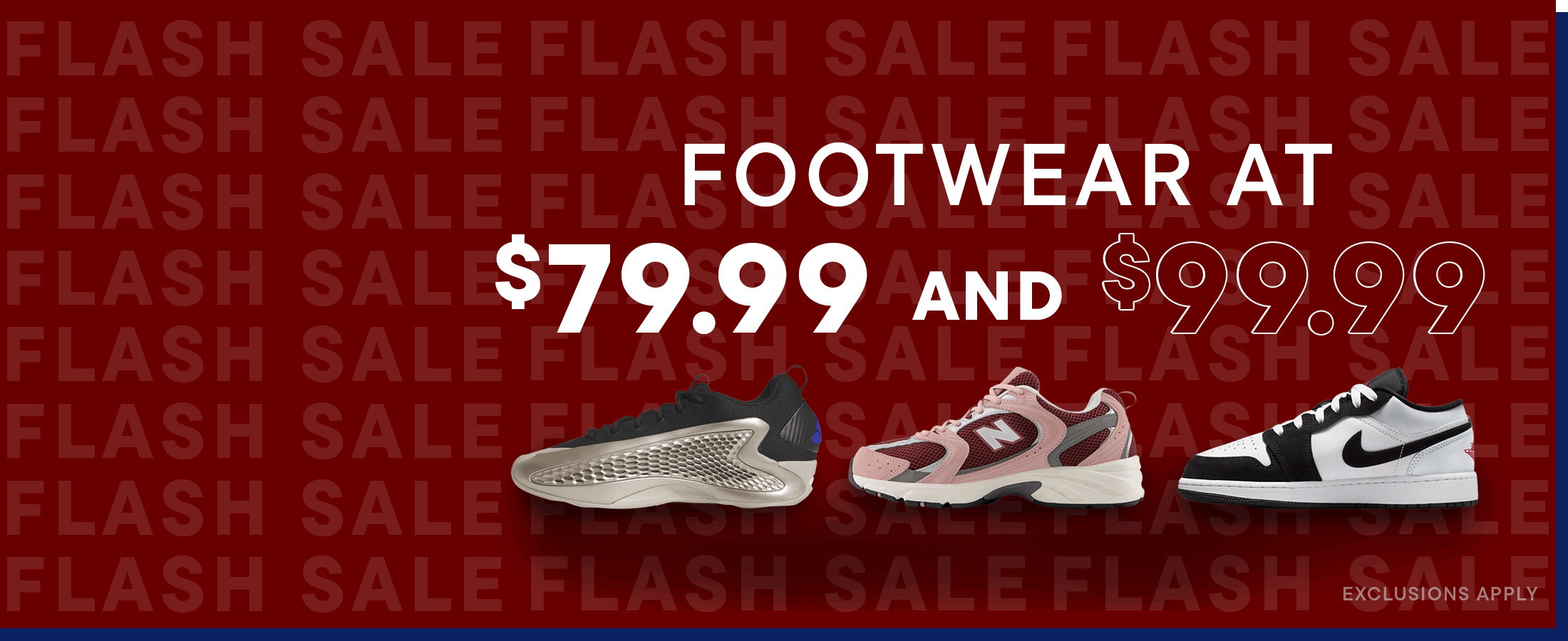 Shop Thanksgiving Sale - Footwear at $79.99 & $99.99