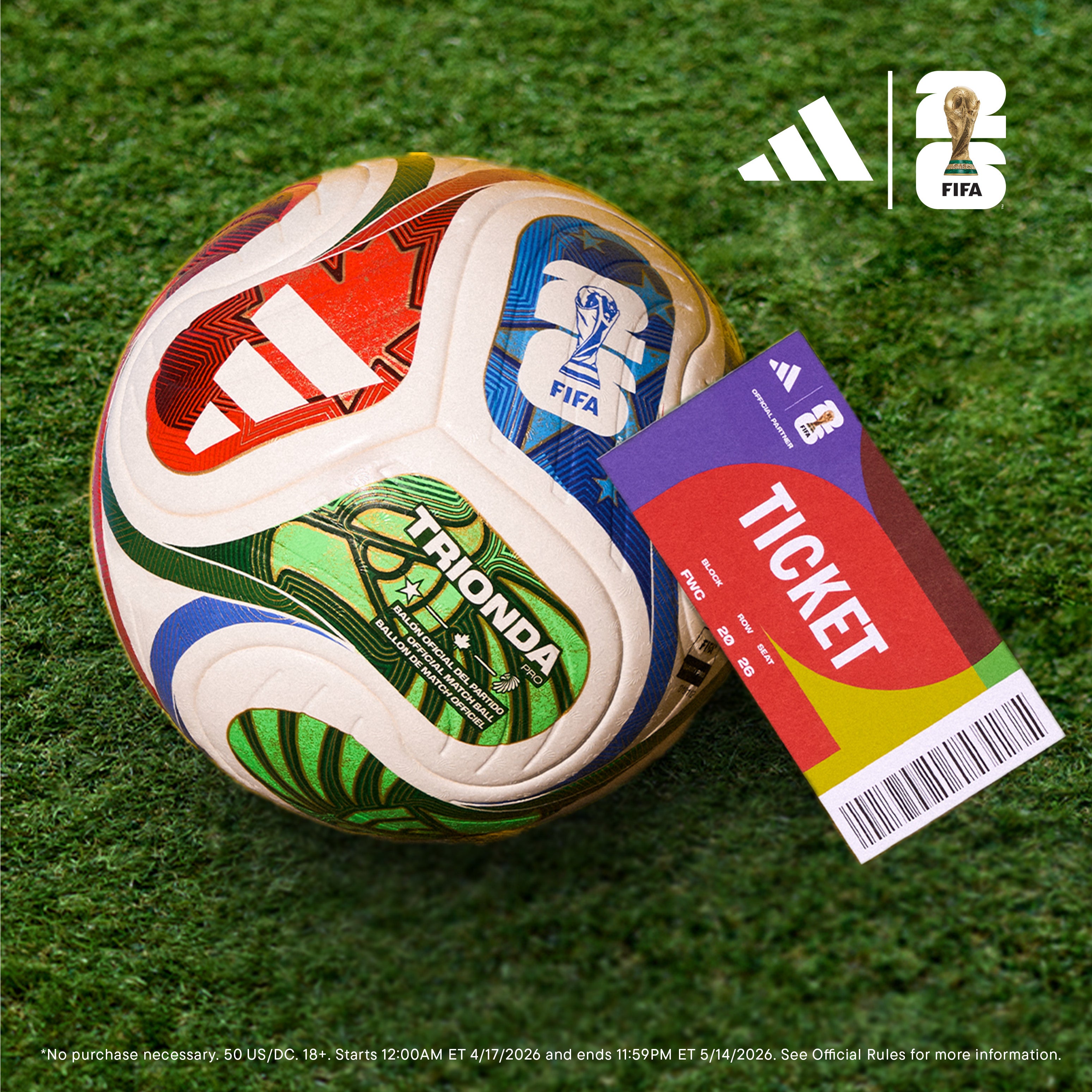 ADIDAS FIFA WORLD CUP 26™ SWEEPSTAKES