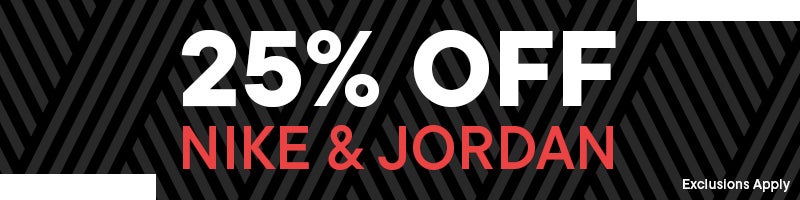 25% Off Nike & Jordan