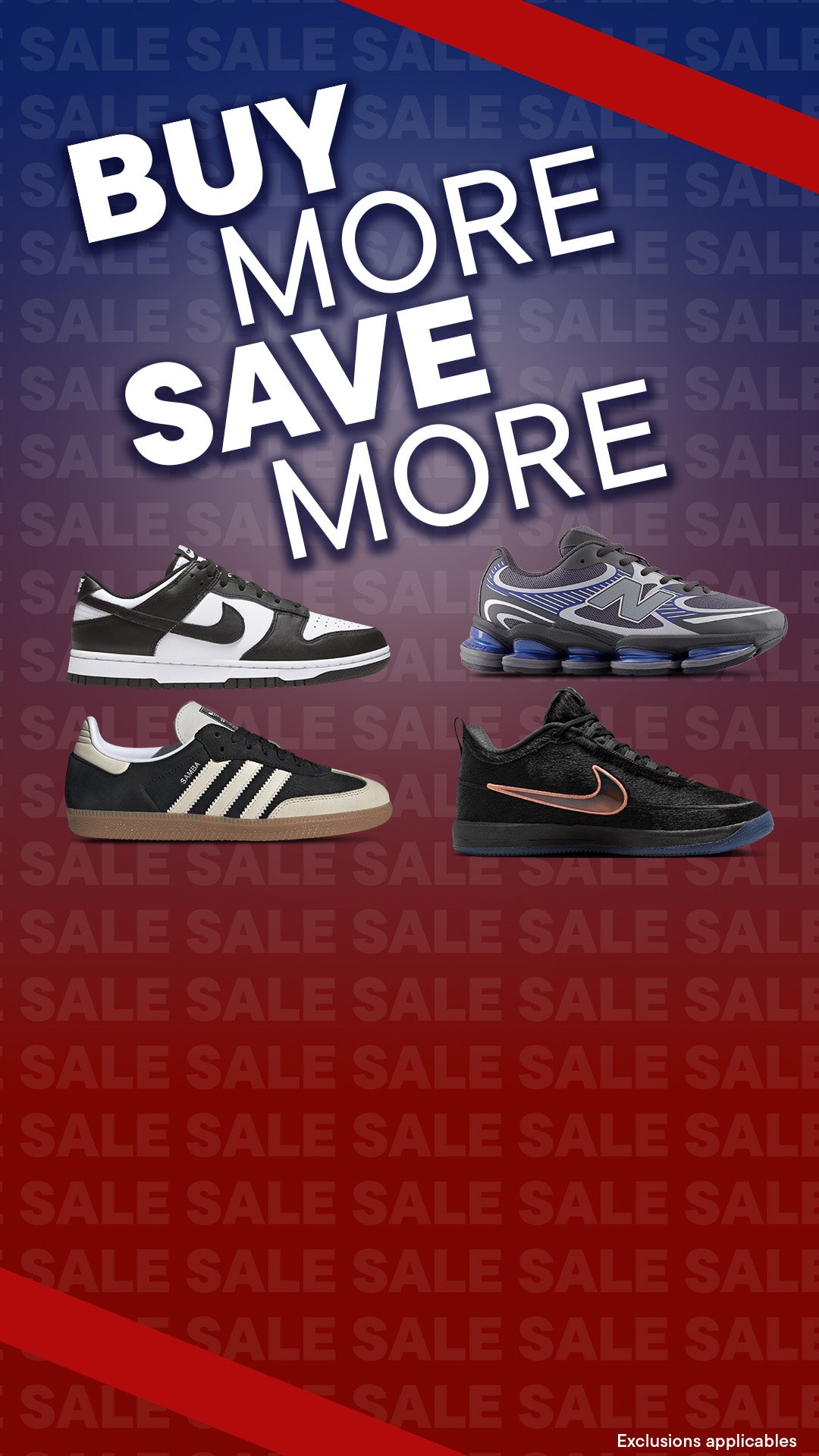 Buy More, Save More - 20% OFF NO MIN. OR 25% OFF $175