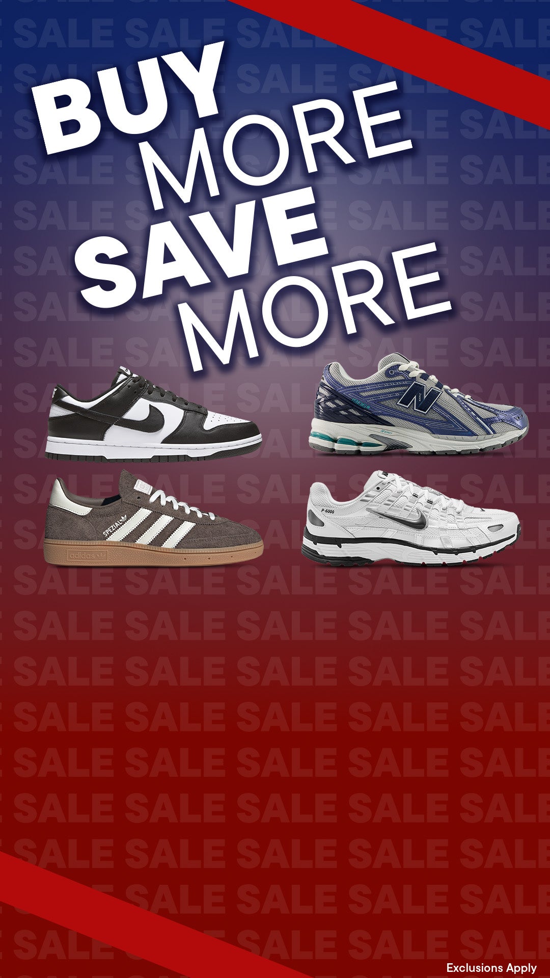 Buy More, Save More - 20% OFF NO MIN. OR 25% OFF $150