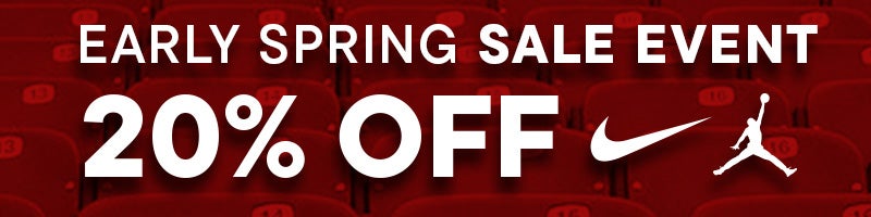 Spring Sale- 20% off Nike & Jordan