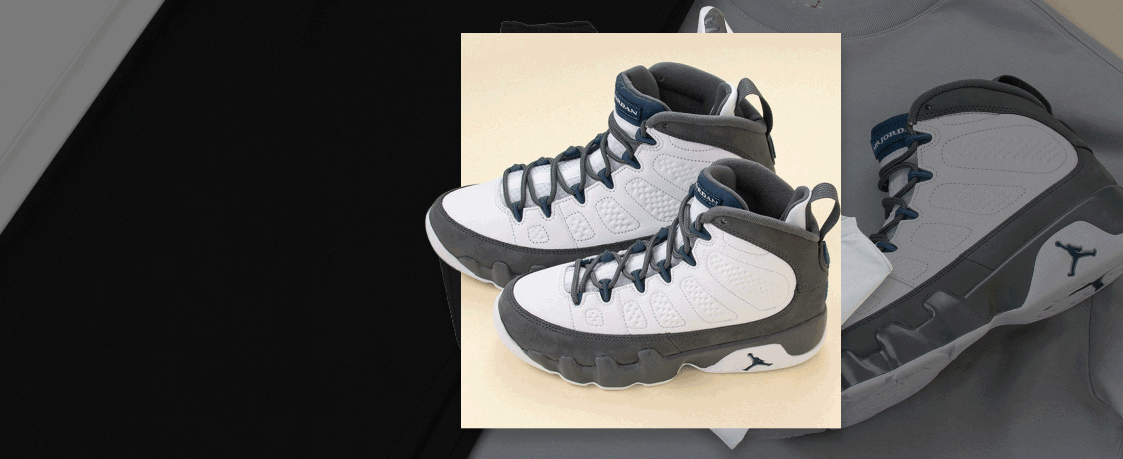 Shop AIR JORDAN 9 ‘FLINT GREY’