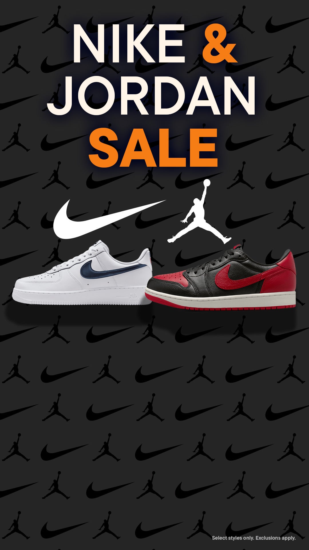 Nike & Jordan Sale  20% of $99 - Select Styles, Exclusions Apply