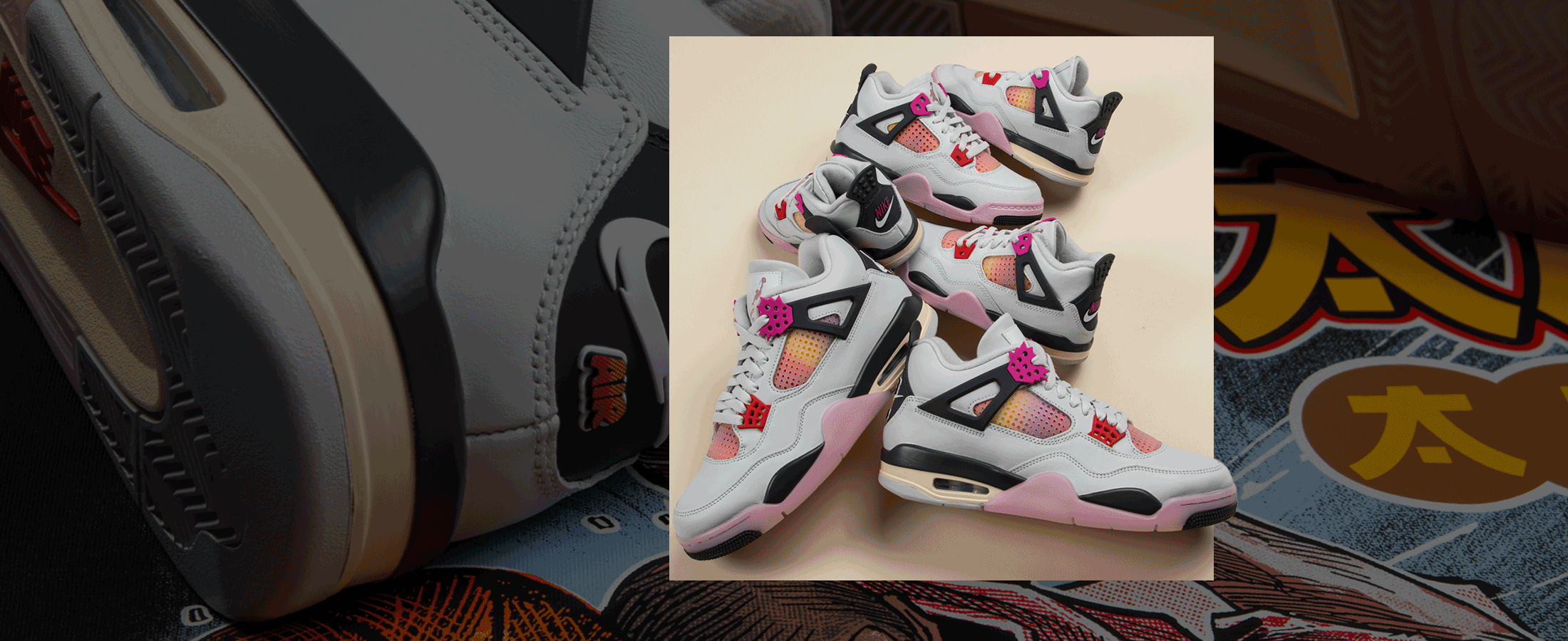 Jordan Retro 4 'Comic' Launch