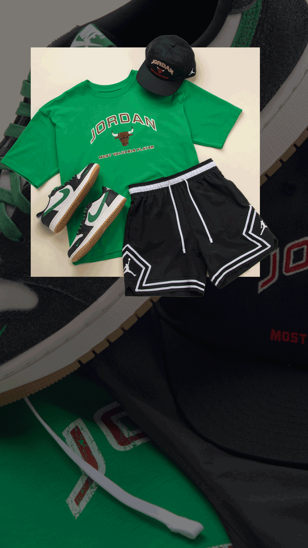 Jordan Retro 1 Low 'Pine Green' Launch