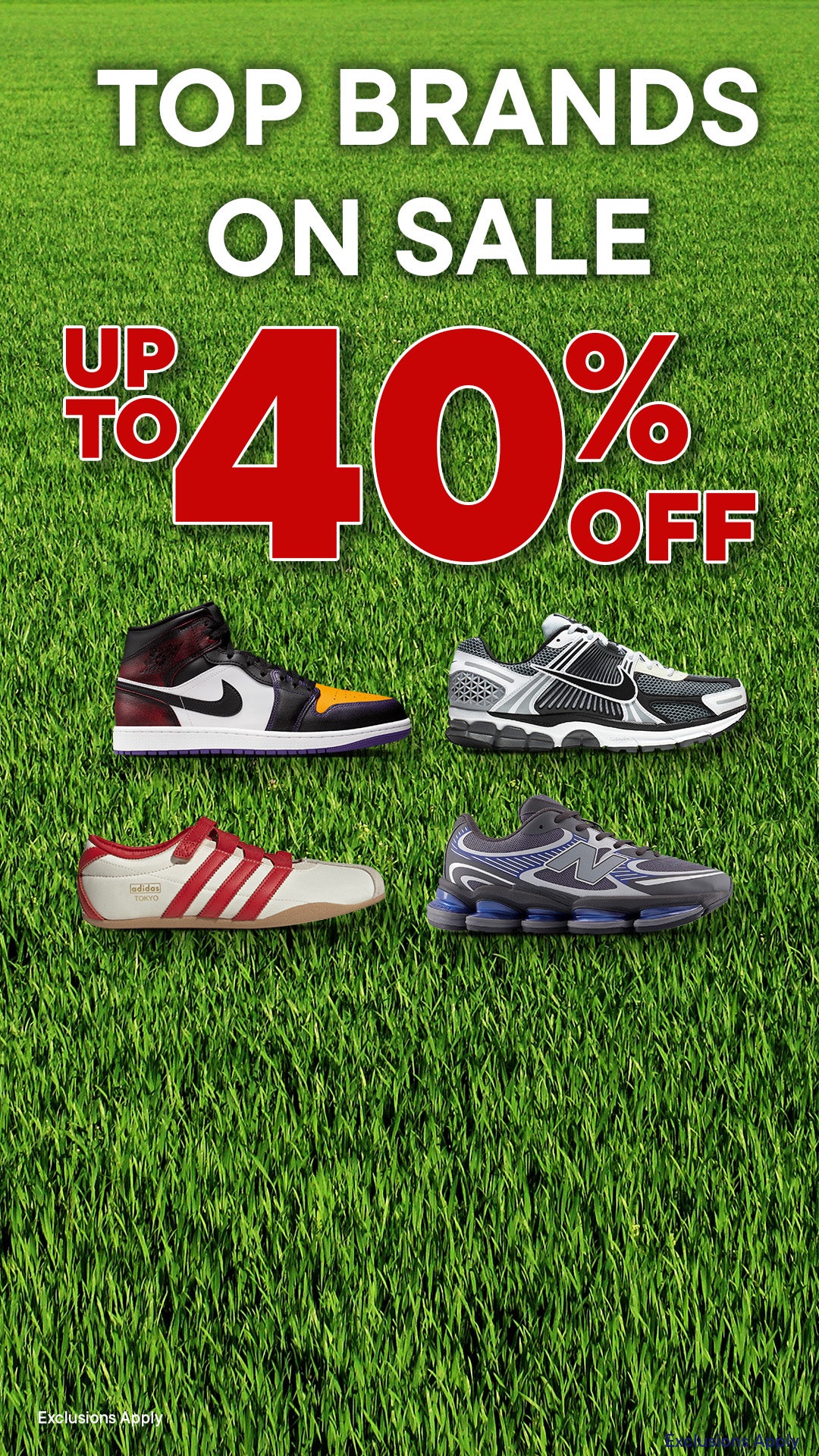 UP TO 40% OFF