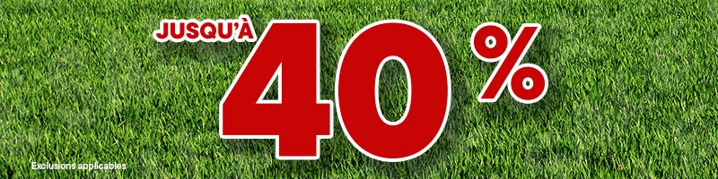 UP TO 40% OFF