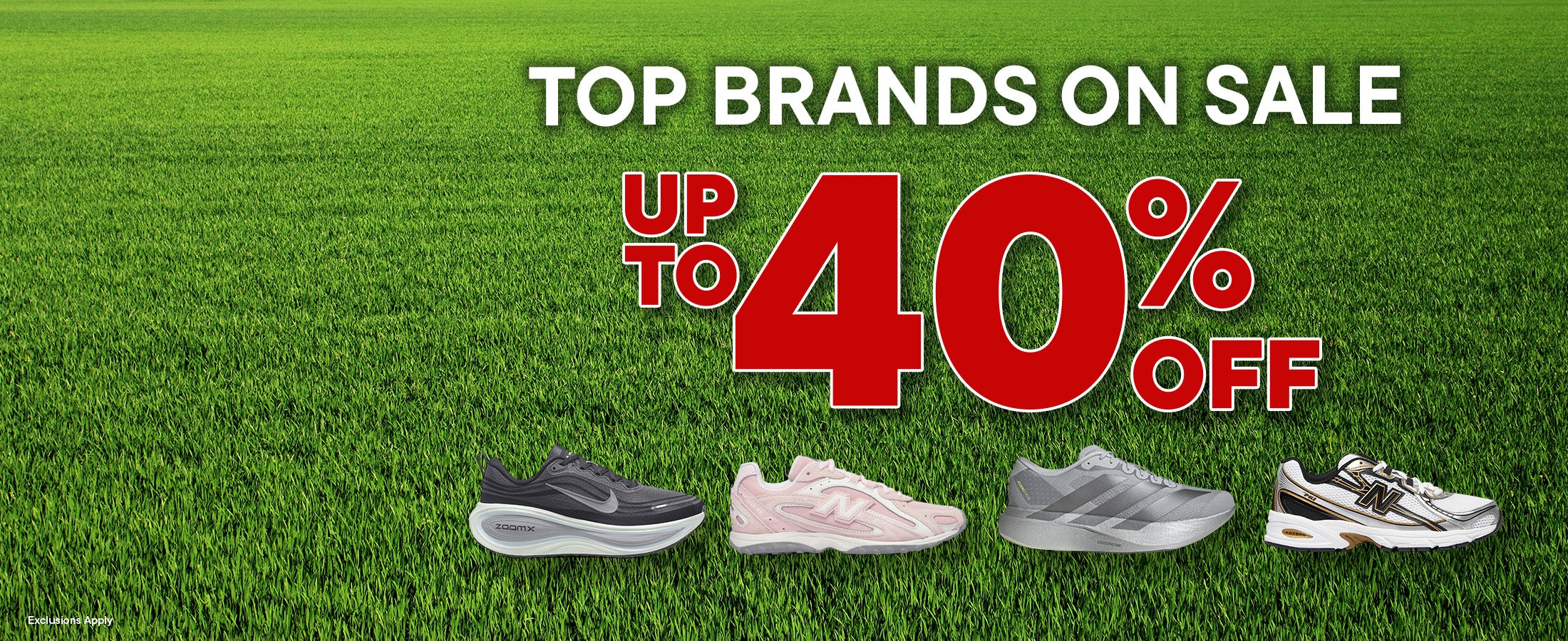 UP TO 40% OFF