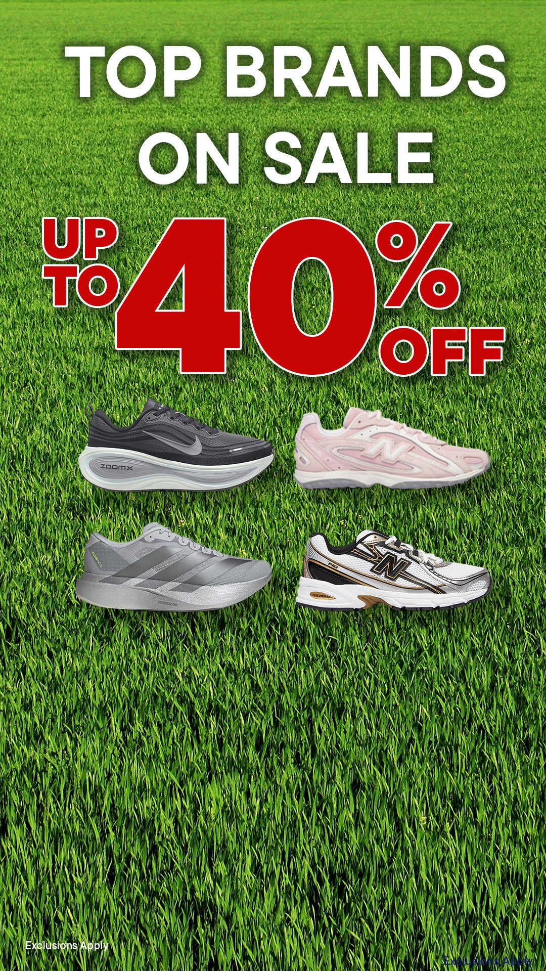UP TO 40% OFF