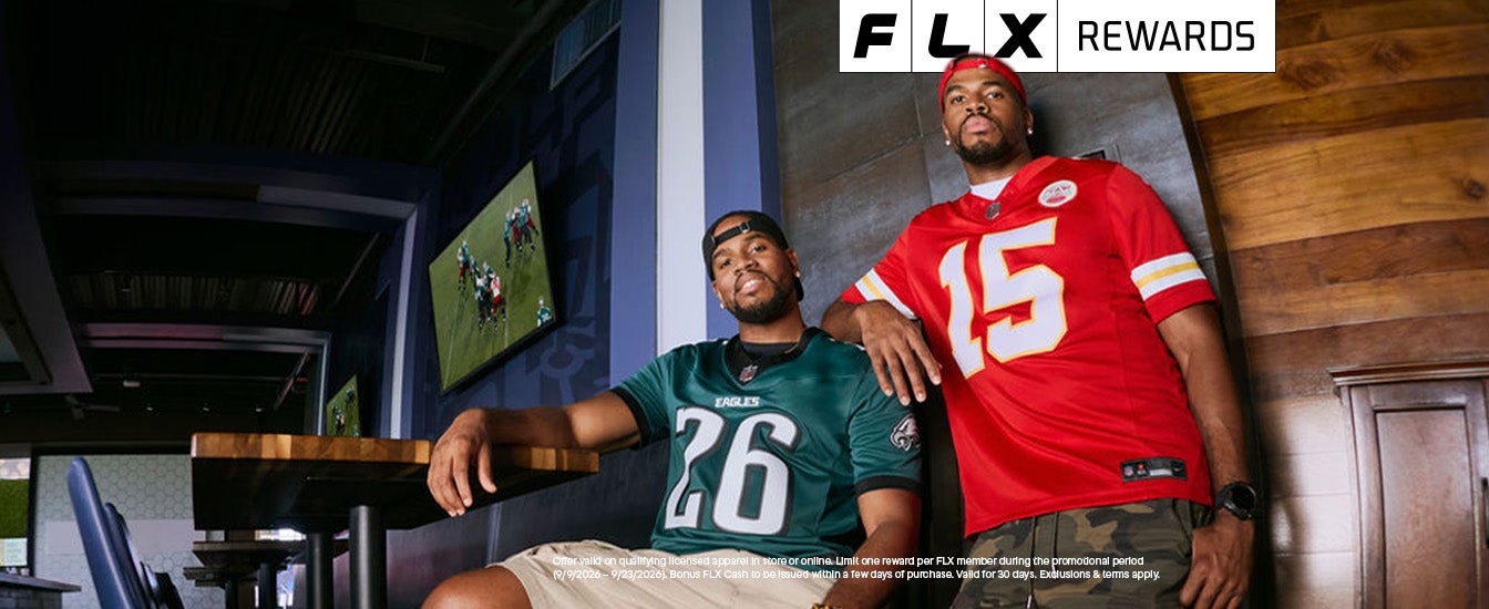 BUY AN NFL JERSEY TO GET $20 FLX CASH