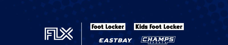 FLX Rewards members earn points by shopping at Foot Locker, Kids Foot Locker, Champs Sports, and Eastbay.