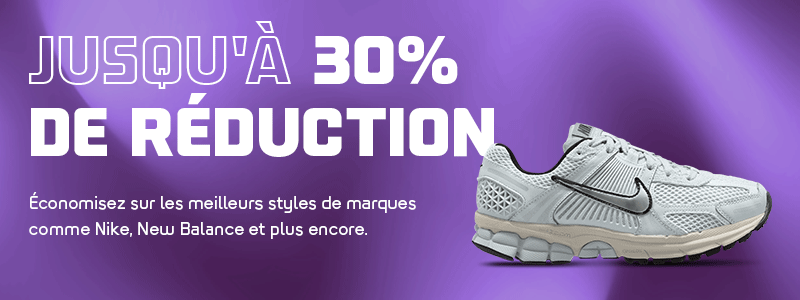 JUSQU'À 30 % DE RÉDUCTION