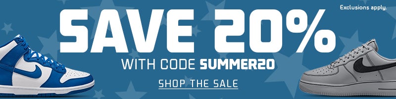 20% OFF SUMMER20. Exclusions apply.