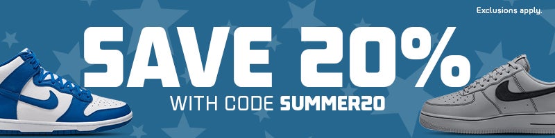 20% OFF SUMMER20. Exclusions apply.