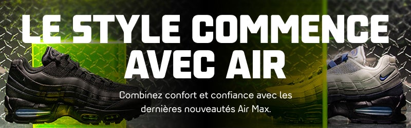 Combinez confort et confiance avec les dernières nouveautés Air Max.