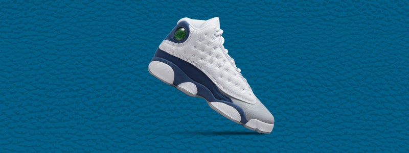 Step into Parisian flair with this iconic Jordan drop. SHOP RETRO 13 'FRENCH BLUE'