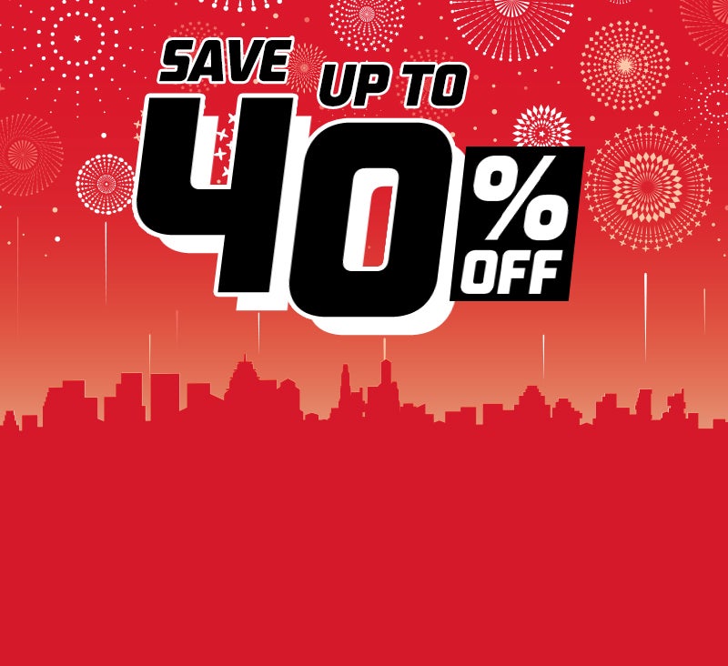 Save up to 40% off on select shoes and clothing styles for summer!
