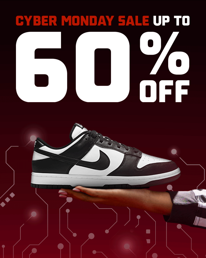 CYBER MONDAY, UP TO 60% OFF