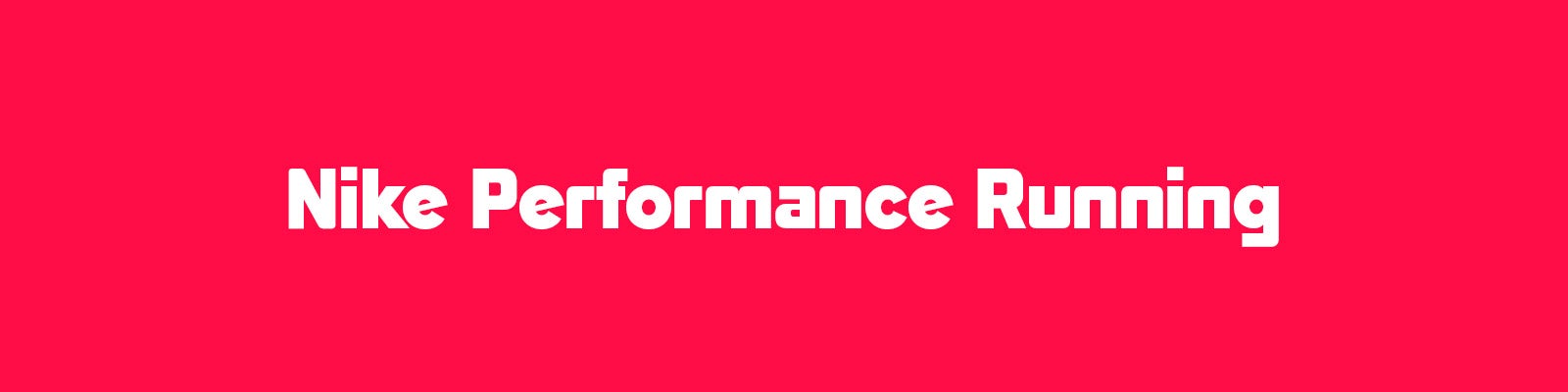 Nike Performance Running