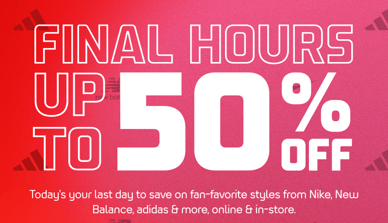 SHOP Final Day End of Season Sale Up to 50% Off