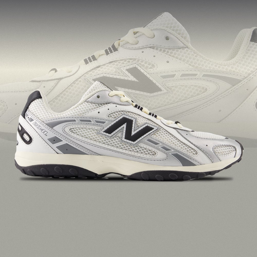 New Balance 204L | Silver Metallic/Black