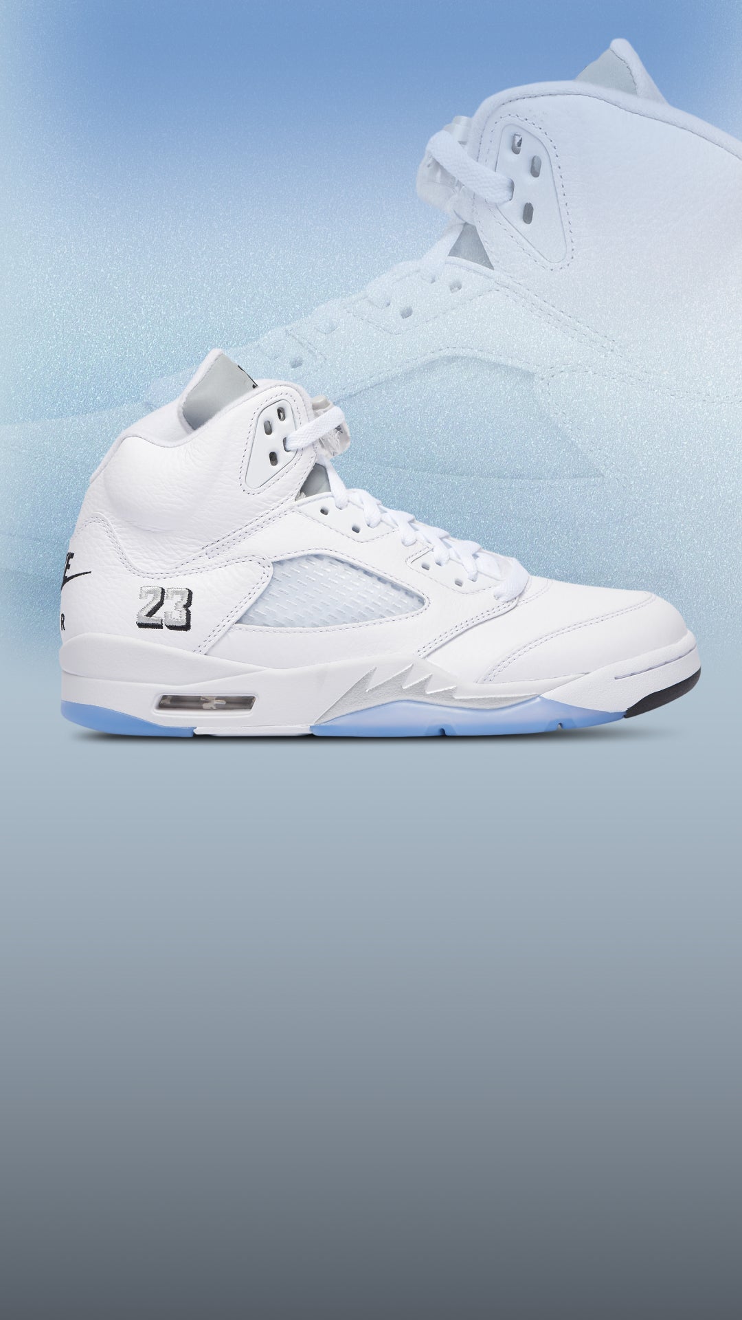 Jordan Retro 5 'White Metallic'