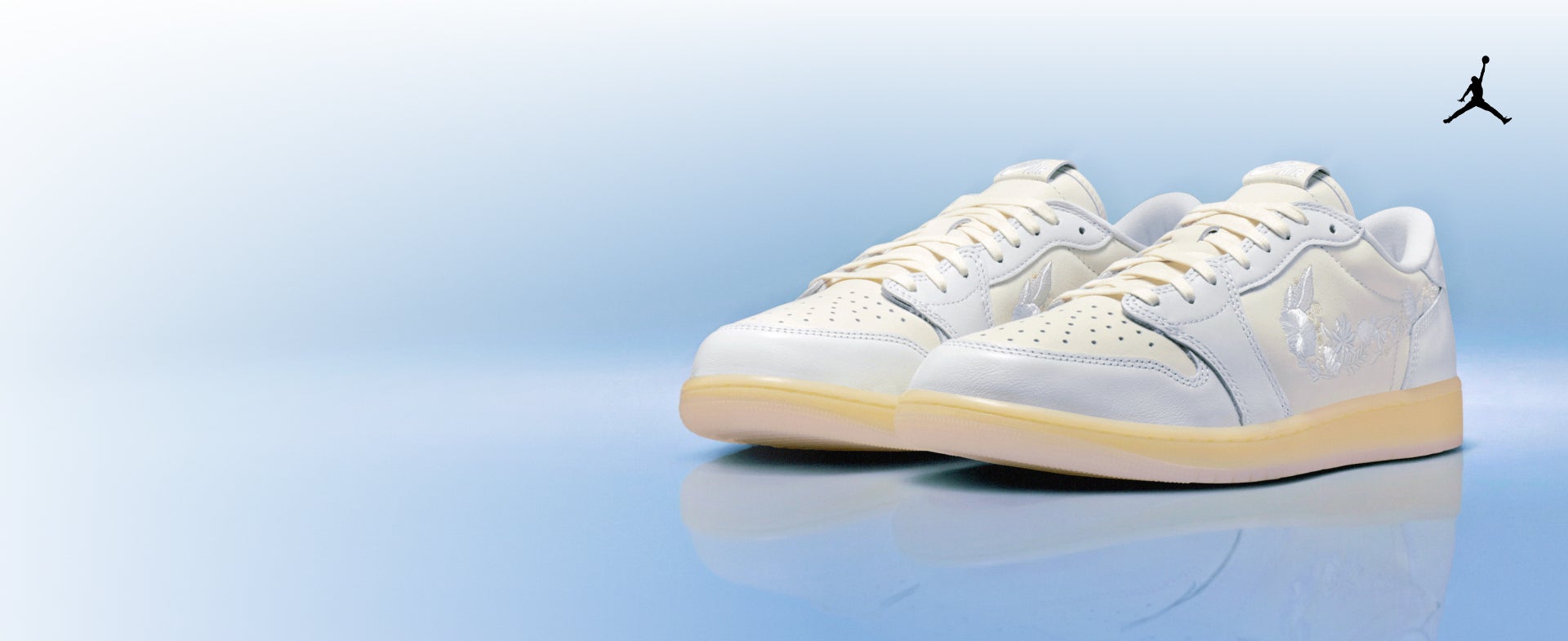 Jordan Retro 1 Low 'Floral Swoosh'