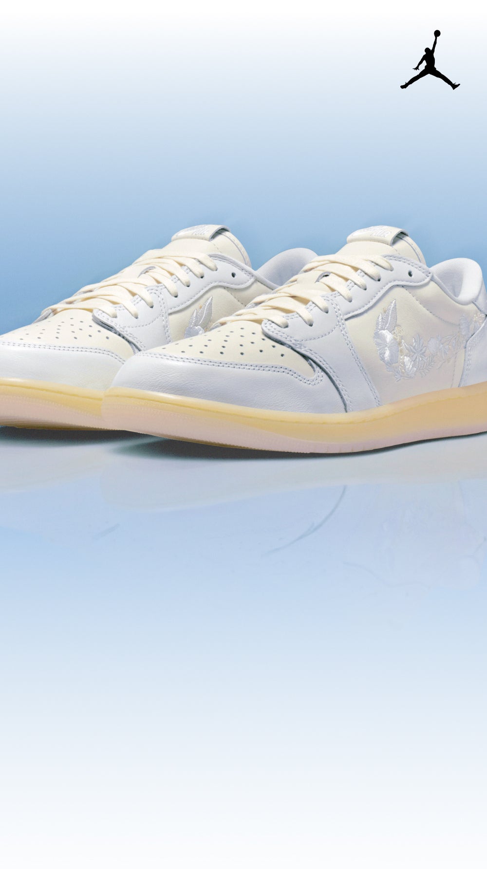 Jordan Retro 1 Low 'Floral Swoosh'