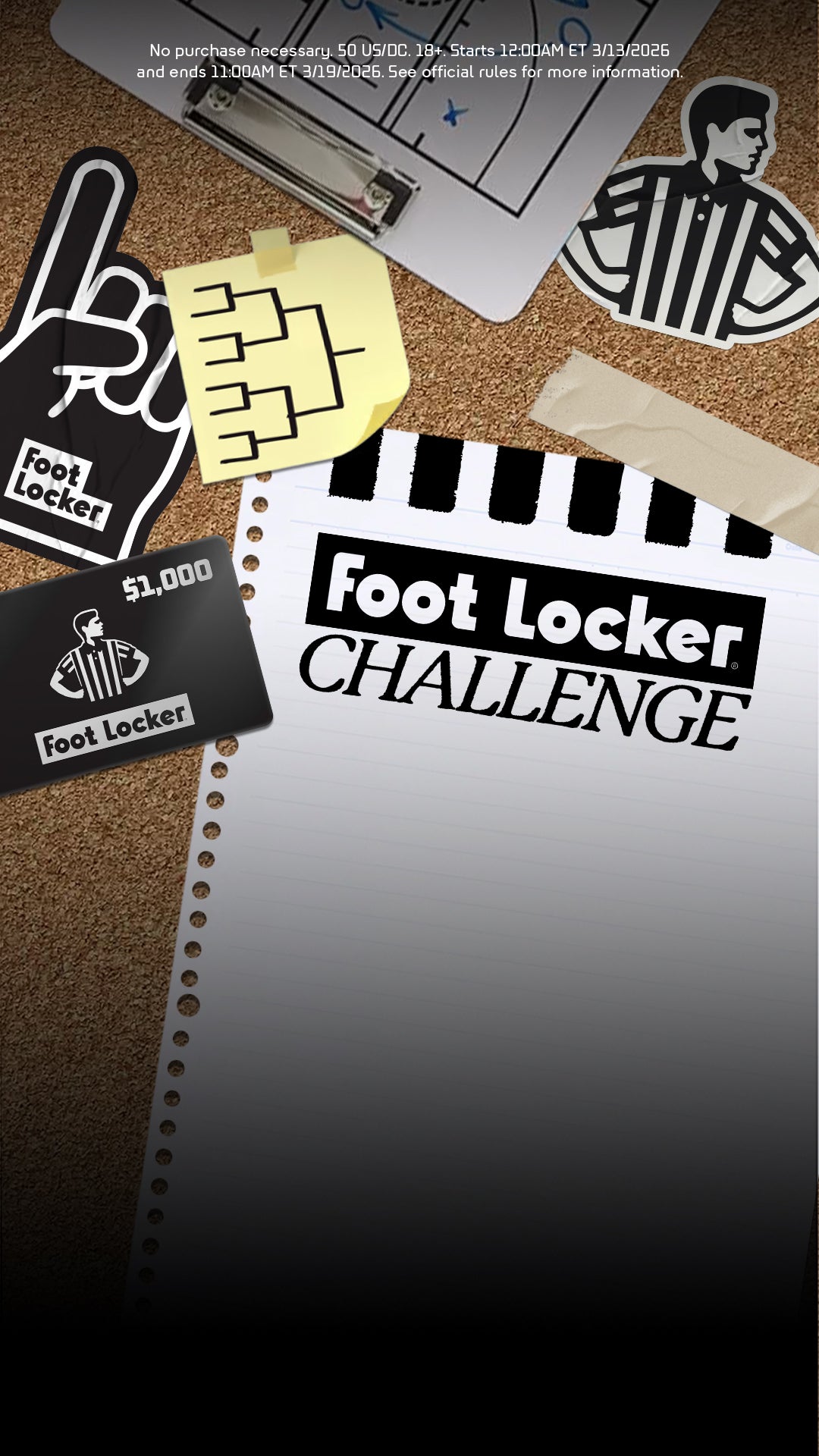 Foot Locker Hoops Sweepstakes