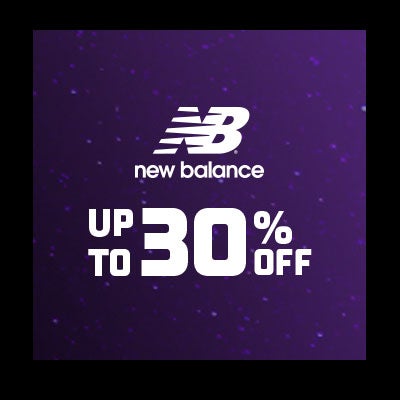 UP TO 30% OFF NEW BALANCE