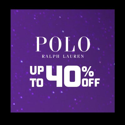 UP TO 40% OFF POLO RALPH LAUREN