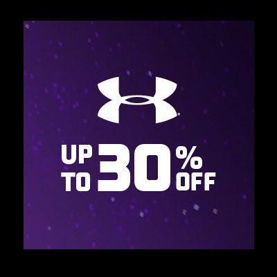 UP TO 30% OFF UNDER ARMOUR