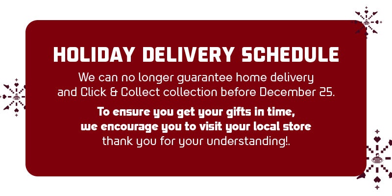 Holiday Delivery Schedule