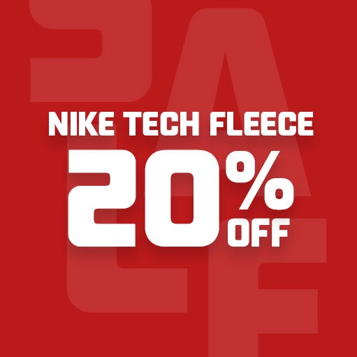 20% OFF NIKE TECH FLEECE