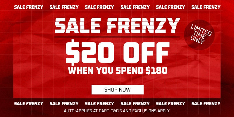 Sale Frenzy | $20 OFF WHEN YOU SPEND $180