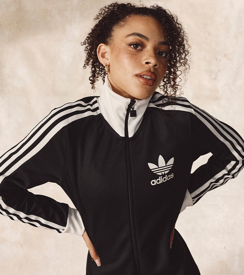 Photo of a women in an adidas jacket