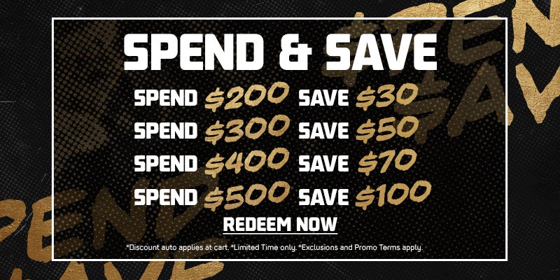 Spend & Save. Redeem Now. 