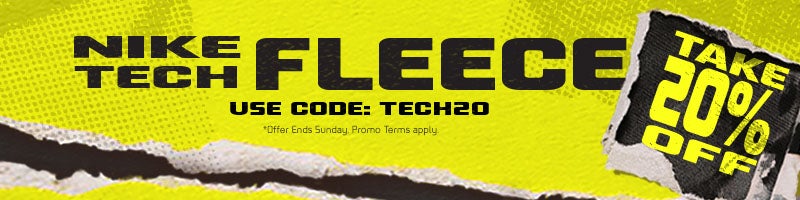 TAKE 20% OFF NIKE TECH FLEECE | USE CODE: TECH20