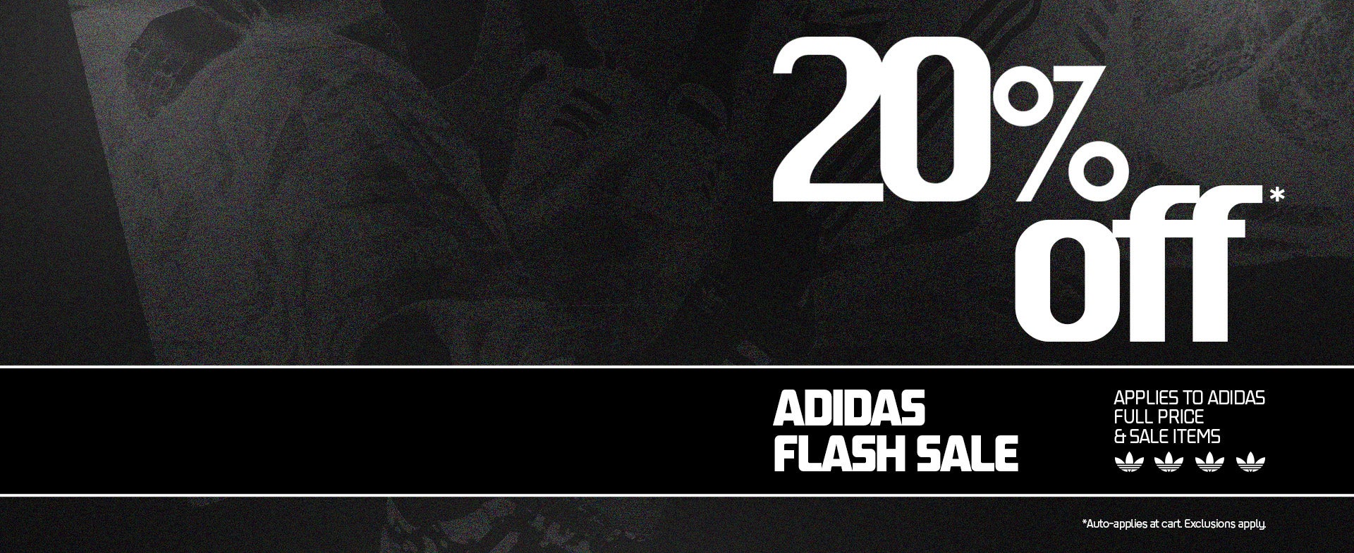 20% OFF Adidas flash sale 